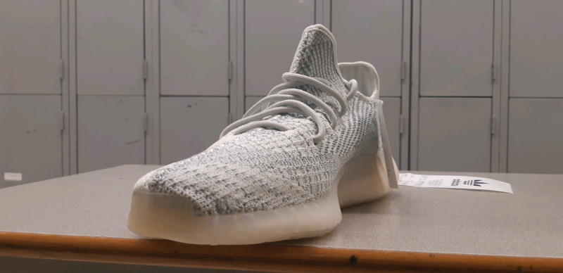 Yeezy Boost 350 V2 Citrin and Cloud White Kids Shoes